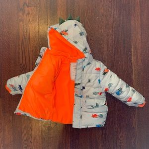 3t dinosaur puffer jacket